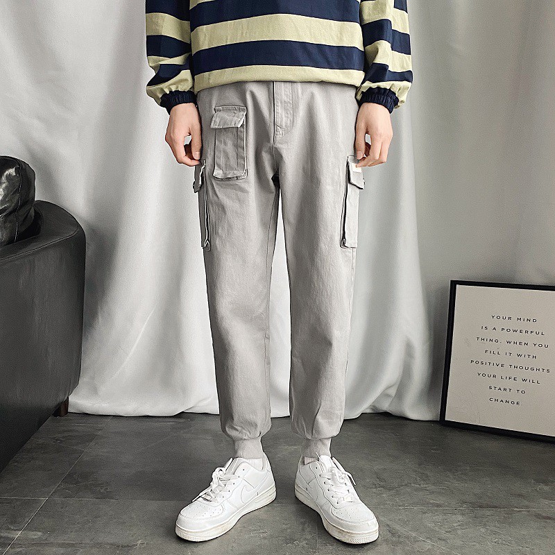 Quần Jogger Túi Hộp Jianyichao Hàn Quốc Thời Trang Cá Tính Cho Nam Size S-3XL | BigBuy360 - bigbuy360.vn