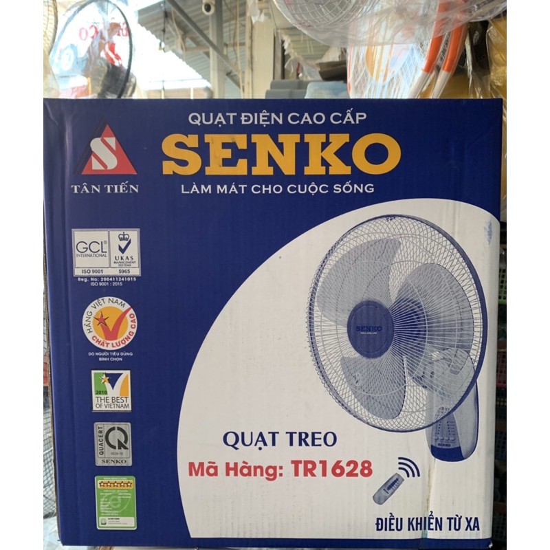 Quạt treo điều khiển Senko TR1628 quạt treo cao cấp điều khiển từ xa