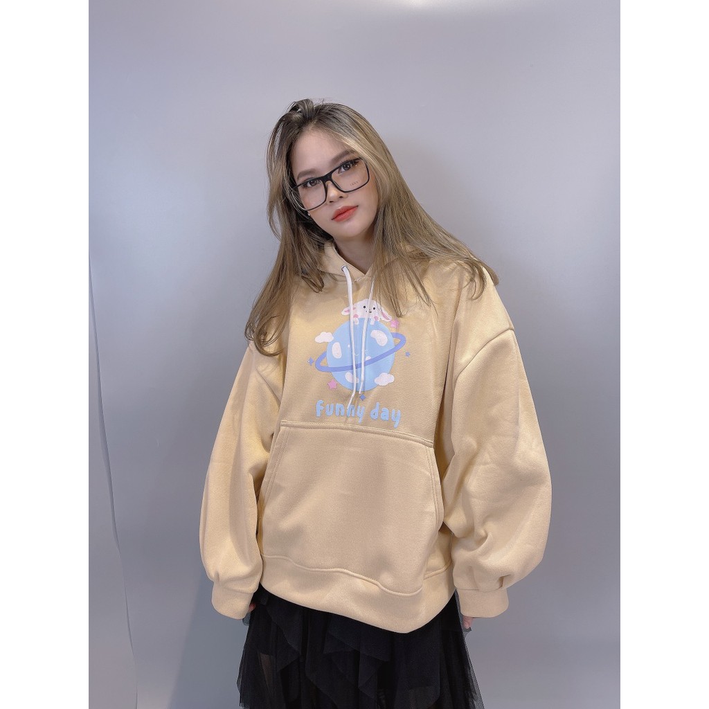 ÁO KHOÁC HOODIE NỈ NỮ HÌNH CỪU CON CỰC DỄ THƯƠNG | BigBuy360 - bigbuy360.vn