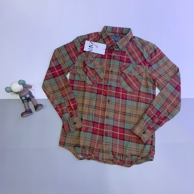 Sơ mi siêu cấp AMIRII kẻ rách đẳng cấp - Sơ mi kẻ vip | BigBuy360 - bigbuy360.vn