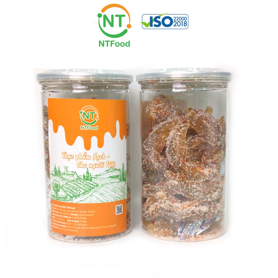 [Mã BMBAU50 giảm 7% đơn 99K] Cóc sấy chanh muối NTFood 400Gr - Nhất Tín Food