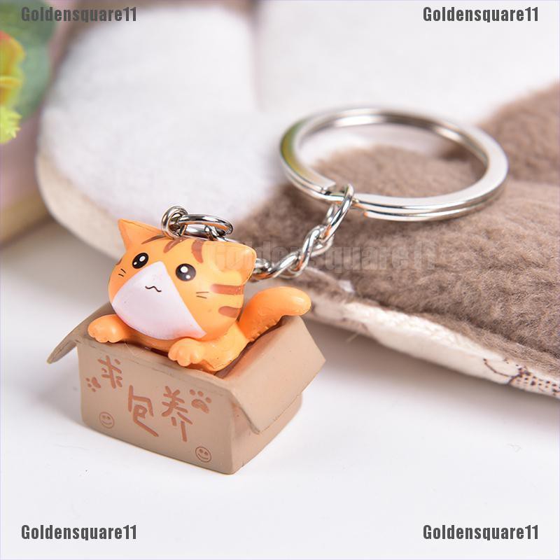 Móc Khóa Hình Mèo Hoạt Hình Đáng Yêu