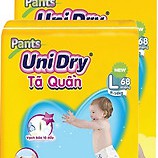 (tặng 1 gấu Shiba khi mua 2 gói Tã quần Unidry M74--L68---XL62----XXL56