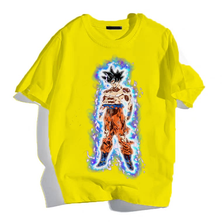 Áo thun Cotton Unisex goku untratic siêu anh hùng