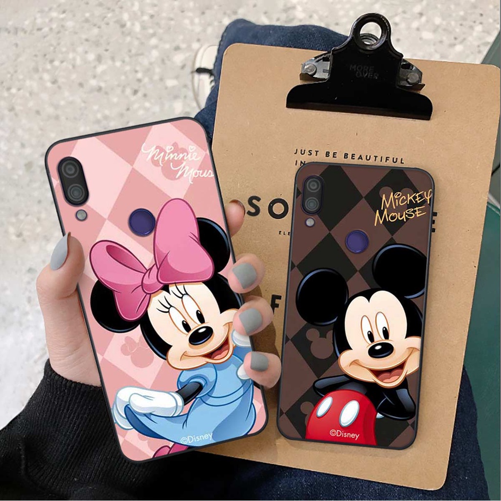 Ốp lưng điện thoại Xiaomi Redmi Note 7 hình mic key min nie mouse thời trang, vỏ ốp rẻ đẹp