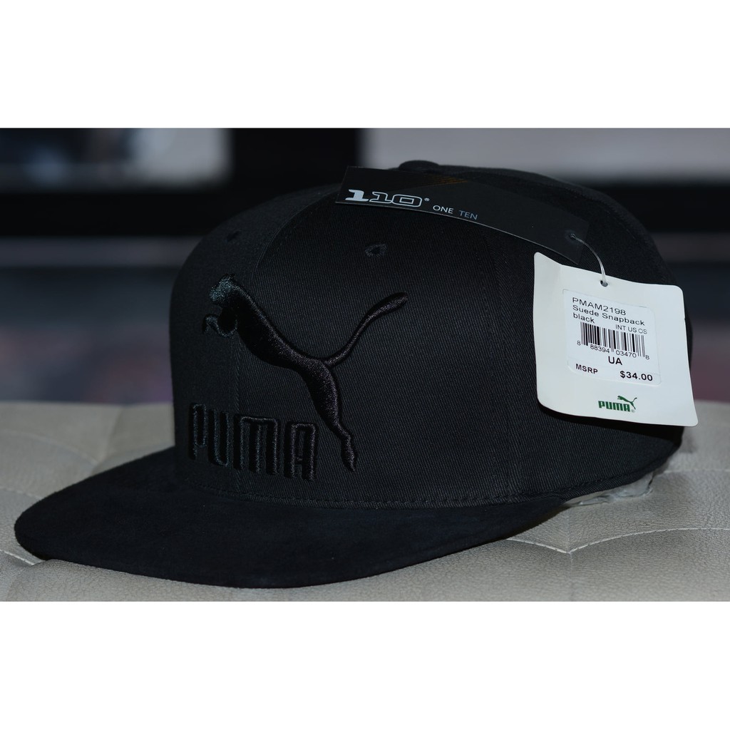 Nón Puma,snapback puma,snapback black,mũ puma hãng,mũ snapback puma,snapback hiệu,mũ hiệu,snapback đen (hình thật)