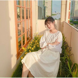 váy đũi - ảnh thật shop chụp