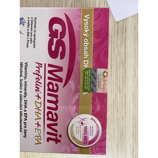 GS Mamavit Prefolin Prefolin + DHA + EPA - Cung Cấp Dưỡng Chất Cho Phụ Nữ Mang Thai Và Cho Con Bú