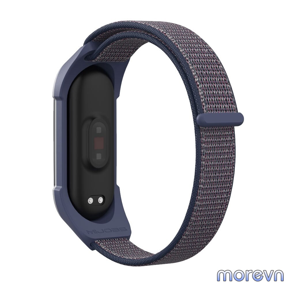 Dây đeo nylon thể thao PULSEIRA Mi band 4, mi band 3 chính hãng Mijobs - dây đeo thay thế miband 4/3 nylon MIJOBS