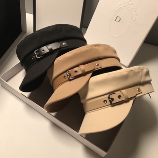  Mũ Kepi Thuỷ Thủ Beret Backer Boy Khoá Vuông Thu Đông Cho Nữ,Phom Chuẩn Cứng Cáp Phong Cách Hàn Quốc - Hàng Quảng Châu 