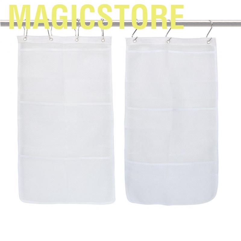 Magicstore Bath Brushes Hanging Mesh Shower Organizer Large Caddy Bathroom Accessories