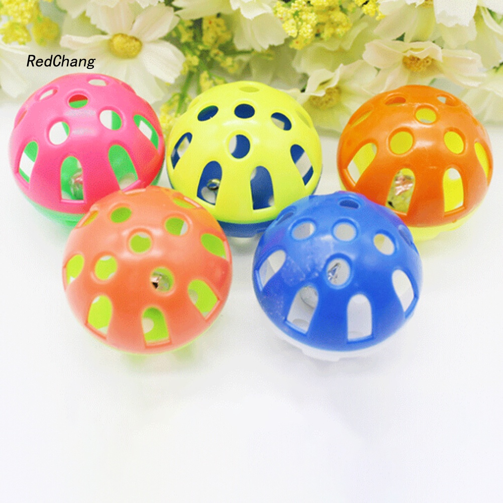 Set 18 Quả Bóng Đồ Chơi Có Chuông Kêu Vui Nhộn Dành Cho Mèo Cưng