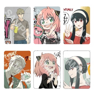  Ảnh card bo góc in hình SPY X FAMILY Gia Đình Điệp Viên thẻ bo viền 5*8cm anime chibi sưu tầm #