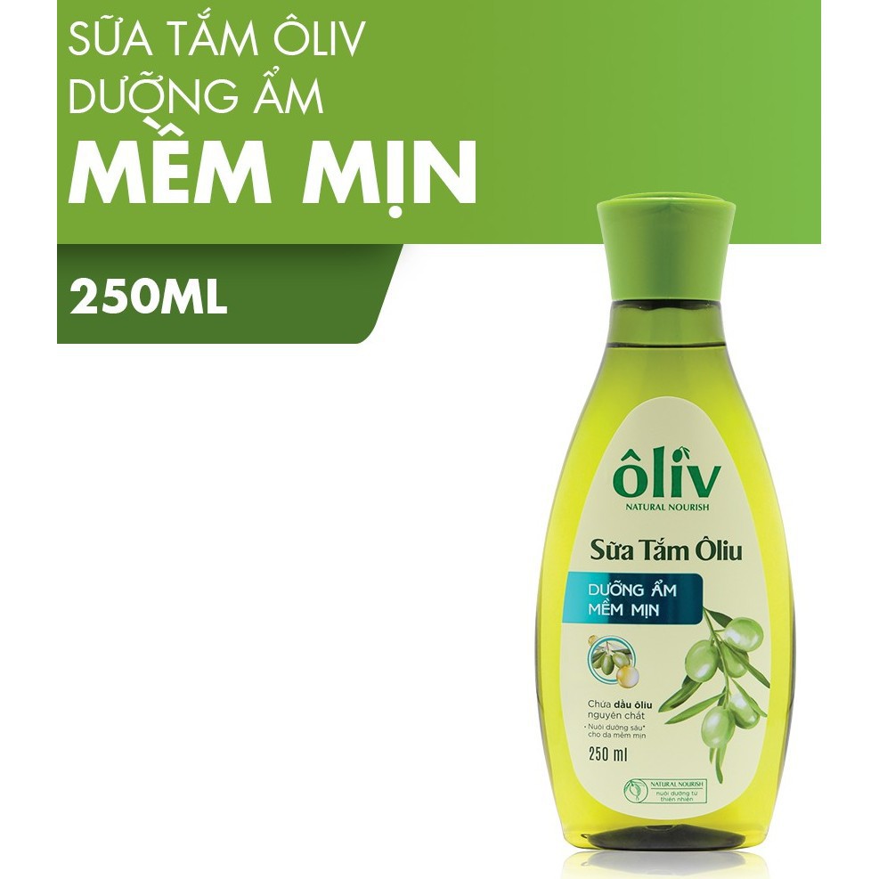 Sữa Tắm Ôliv Purité De Prôvence Dưỡng Ẩm Mềm Mịn, sáng da, dầu tắm oliu (250ml)