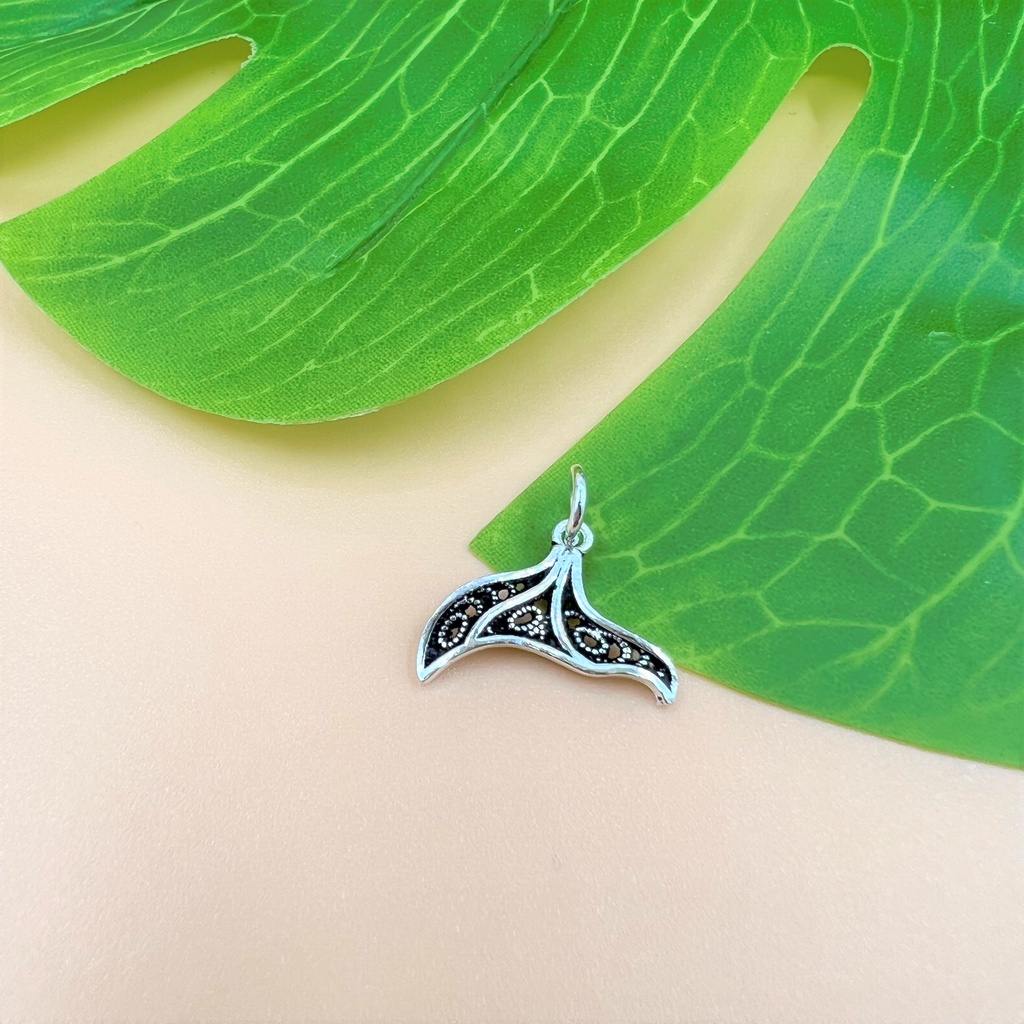 Charm bạc móc treo hình đuôi cá - Charm Bạc 925 - Mã CB330 CA855