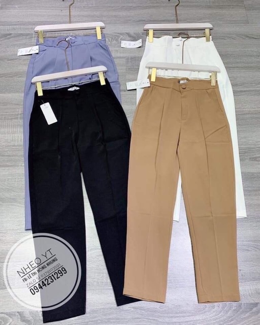 Quần baggy dáng công sở(sẵn)