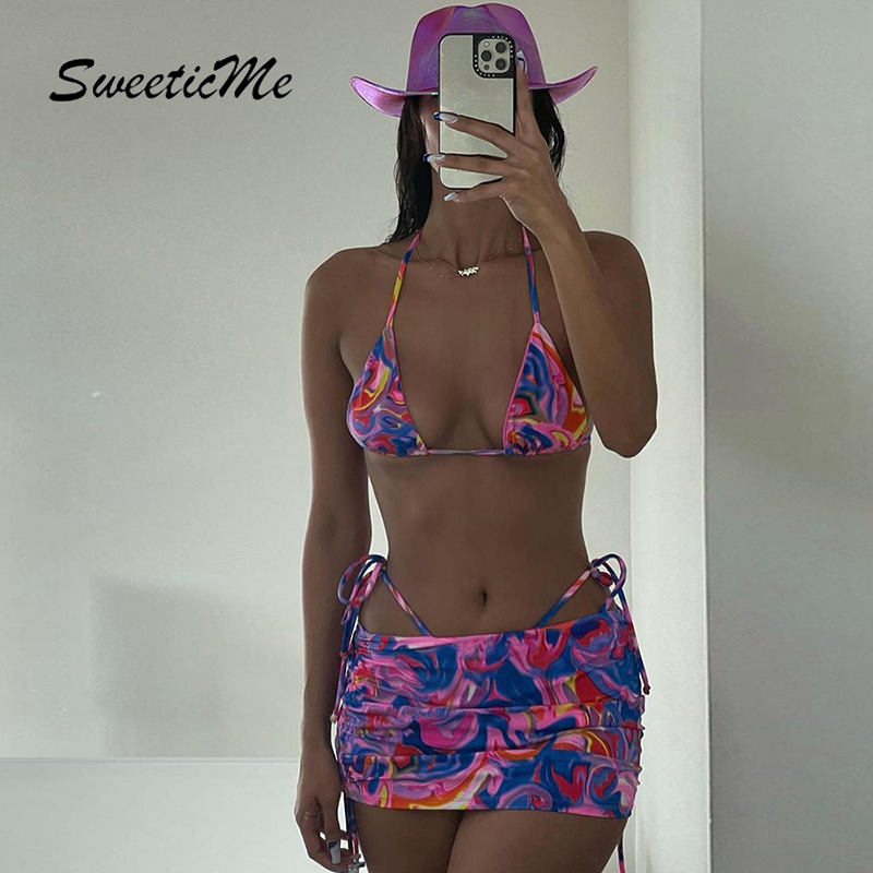 Bộ áo không tay + chân váy ngắn quyến rũ thời trang mùa hè 2021 dành cho nữ | BigBuy360 - bigbuy360.vn