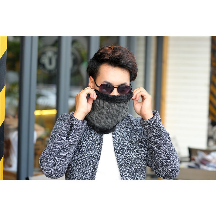 Khăn Choàng Cổ Bằng Len Dệt Kim Thời Trang Dành Cho Nam Trên kho JY