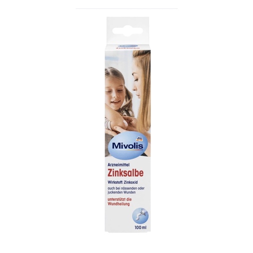 Kem mỡ kẽm hỗ trợ chữa lành vết thương Mivolis Zinksalbe 100ml
