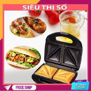 máy nướng bánh mì sandwich Nikai cao cấp, máy nướng bánh đa năng chống dính