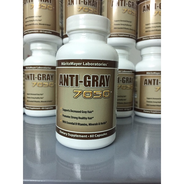 Viên Uống ANTI-GRAY 7050 hỗ trợ bạc tóc 60 viên - Hàng Mỹ