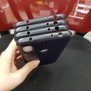 Ốp Xiaomi Redmi Note 6pro dẻo kiểu da in logo
