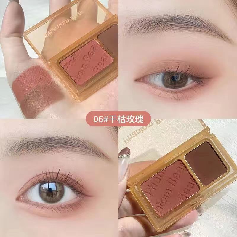 [Hàng mới về] Bảng phấn mắt lì hai màu hiệu ứng bền màu dành cho người mới bắt đầu | BigBuy360 - bigbuy360.vn