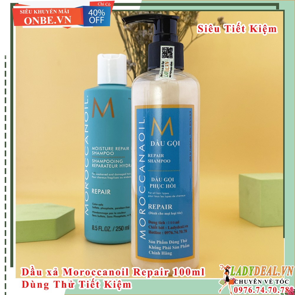 DẦU GỘI XẢ PHỤC HỒI ĐỘ ẨM MOROCCANOIL REPAIR [ 100ml - 250ml ] - CHÍNH HÃNG - NHIỀU PHÂN LOẠI