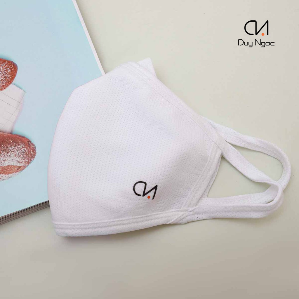 Khẩu trang vải viền Mesh Plus che mũi Duy Ngọc cao cấp, chất liệu vải Mesh thoáng mát dễ thở, 3 lớp an toàn cho da(1229)
