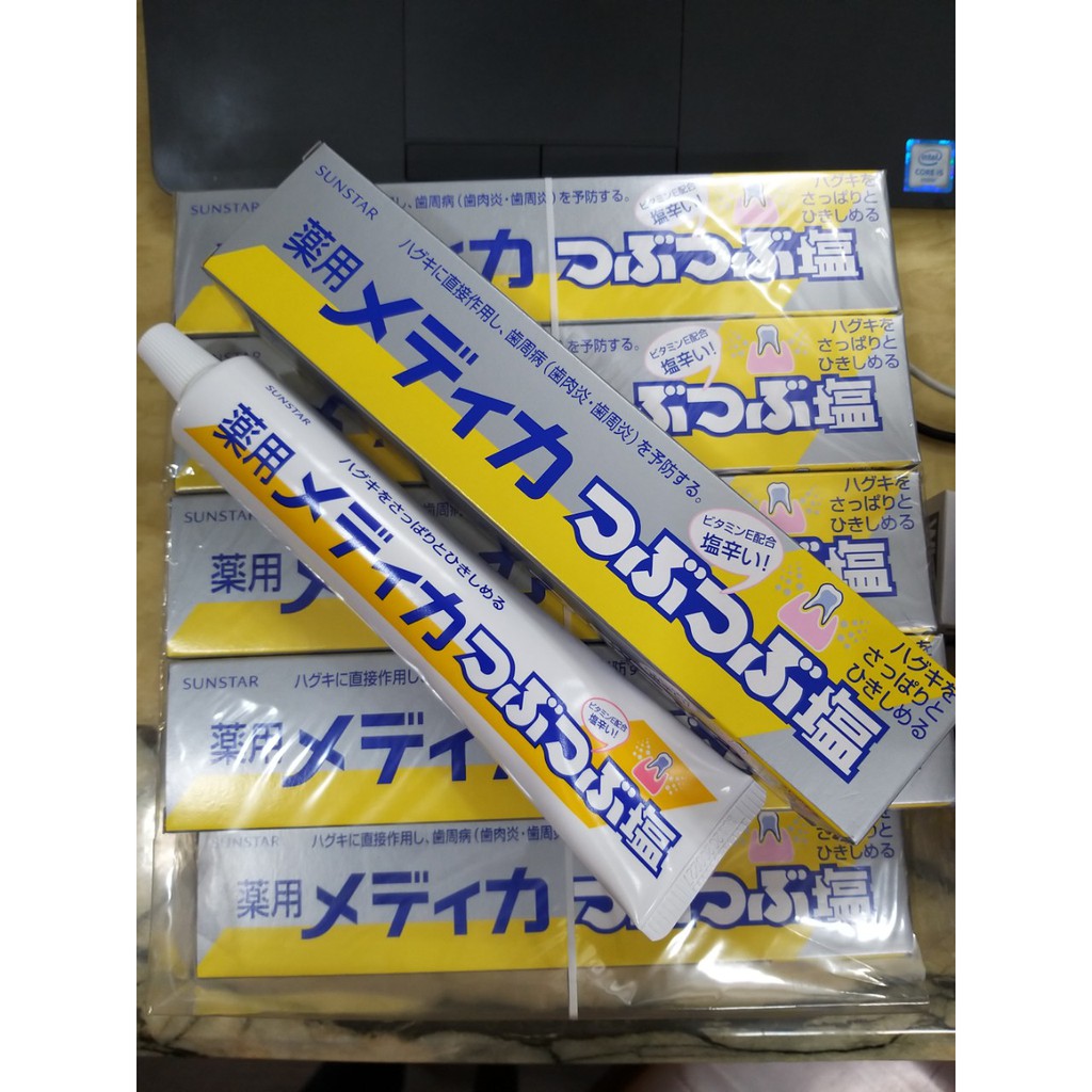 KEM ĐÁNH RĂNG MUỐI SUNSTAR KHỬ MÙI HÔI 170G CỦA NHẬT