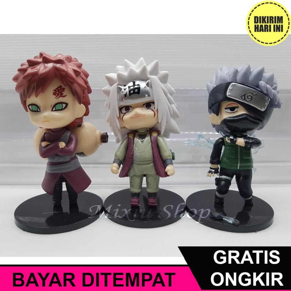 Mô Hình Nhân Vật Phim Naruto Chibi Contents 6 Jiraiya Sasuke Kakashi Gaara Itachi Stz Ja538