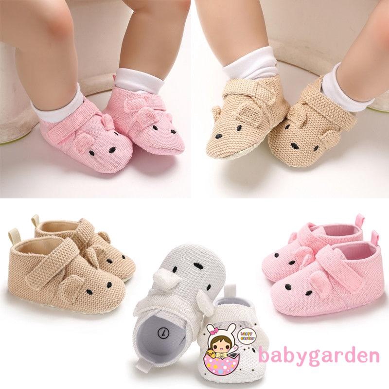 Giày cotton dạng đan đáng yêu cho em bé