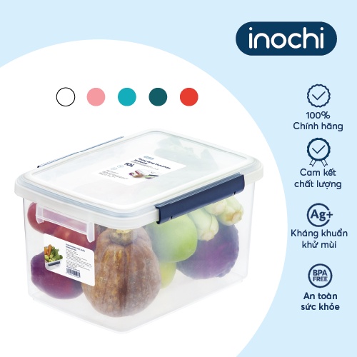 Thùng thực phẩm Inochi- Hokkaido 10L Màu Hồng/Đỏ/Xanh/Trắng