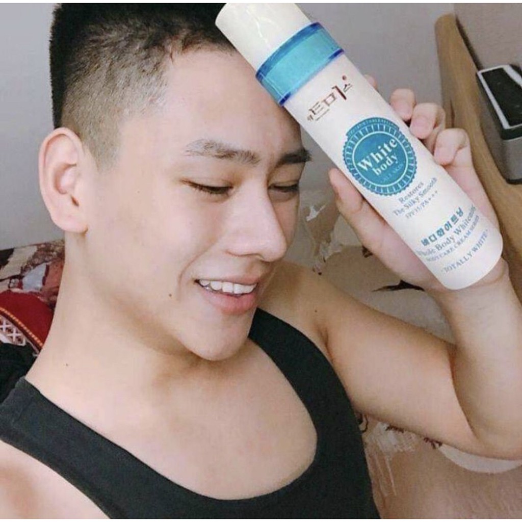 Kem kích trắng da White Body mềm mịn giảm mụn lưng - nang lông, chống nắng - phù hợp mọi loại da