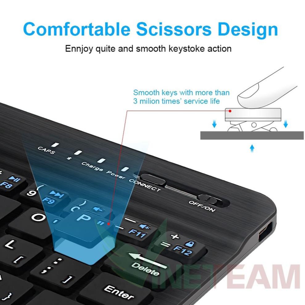 Bàn phím Bluetooth mini cho máy tính bảng ,Laptop có thể sạc lại | BigBuy360 - bigbuy360.vn