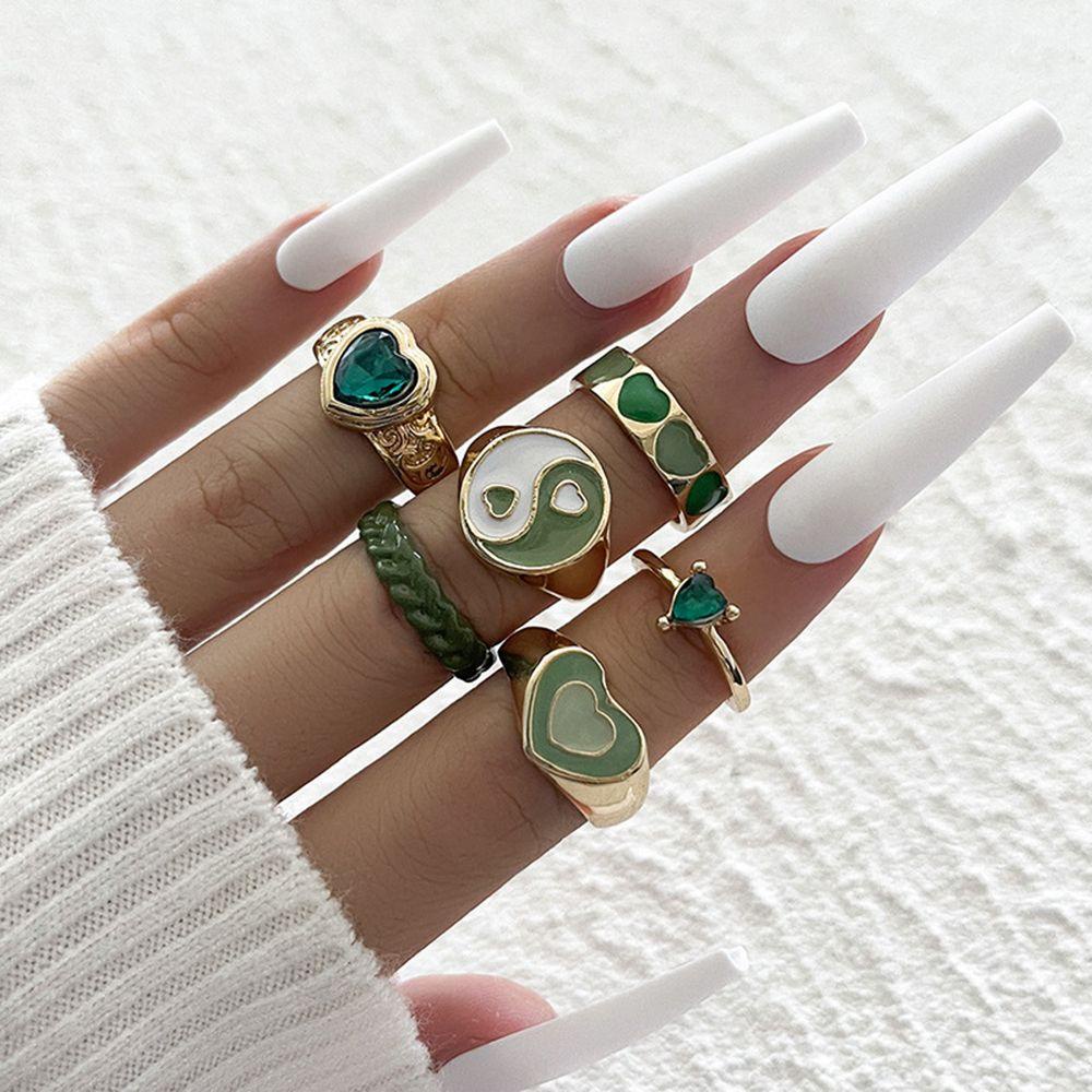 Bộ Nhẫn Hình Trái Tim Thái Cực Quyền
