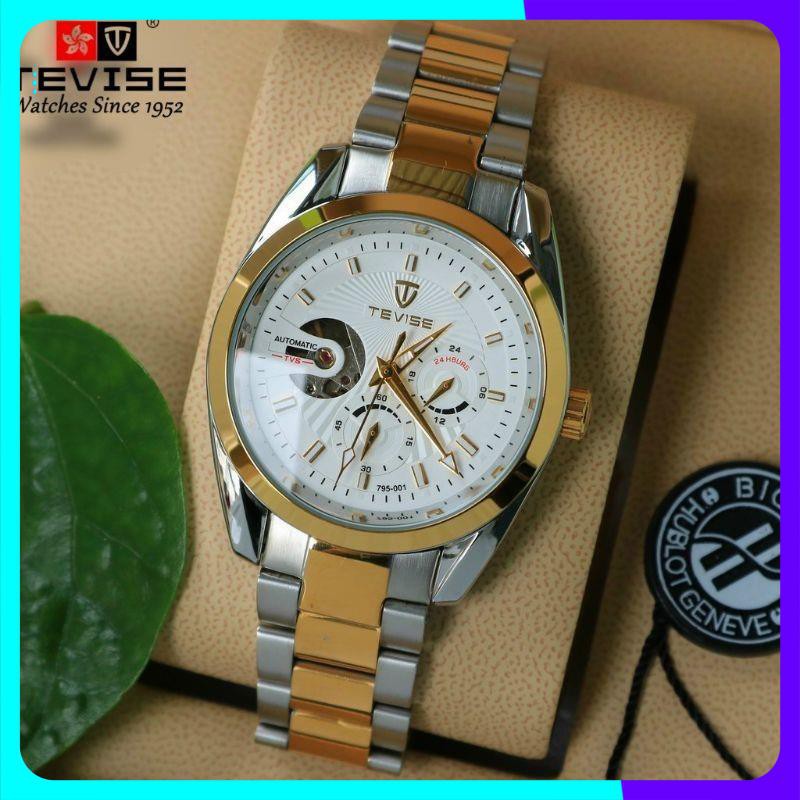 Đồng hồ cơ nam Tevise cơ lộ máy giá sinh viên, máy chạy cơ tự động cực chất, đẳng cấp [ Đồng Hồ Cơ ] | BigBuy360 - bigbuy360.vn
