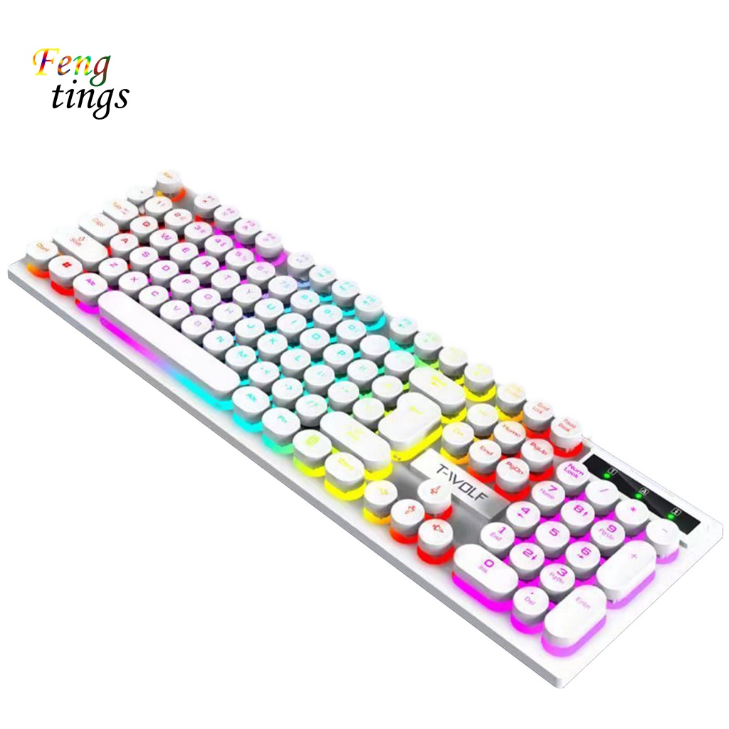 Bàn Phím Cơ 104 Phím T80 Có Dây USB Chất Lượng Cao