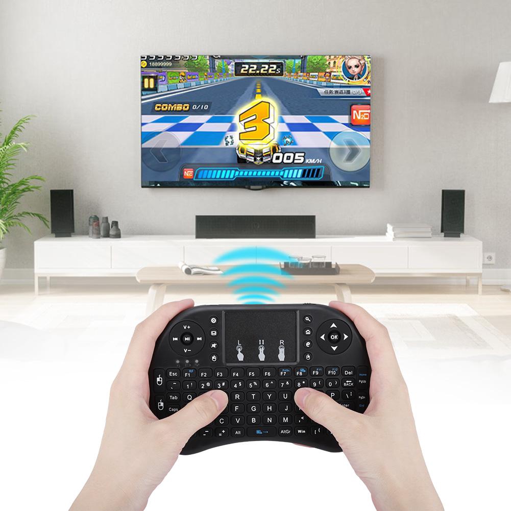 bamaxis Mini i8 Flying Mouse Wireless Keyboard for Home Multimedia for Smart TV PC for Android