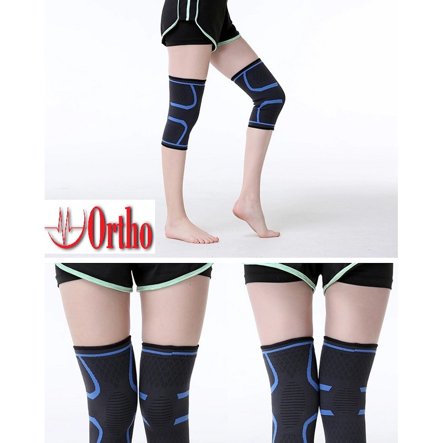 Băng, đai bảo vệ đầu gối thể thao, thun giãn, thương hiệu Ortho  DG1