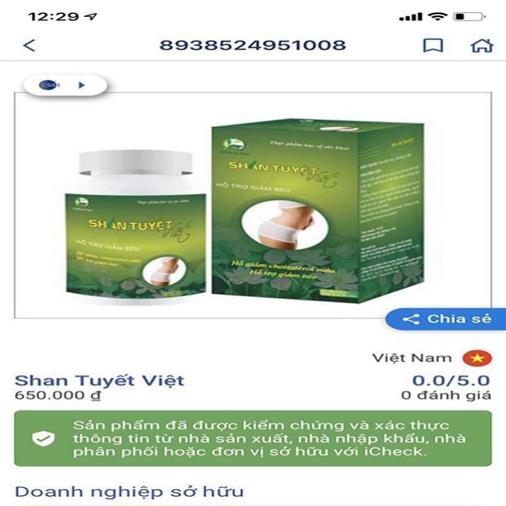 [LT GIẢM 15KG KHÔNG TĂNG LẠI] Shan Tuyết Việt - Nhà Thuốc Viện Dược Liệu Trung Ương | BigBuy360 - bigbuy360.vn