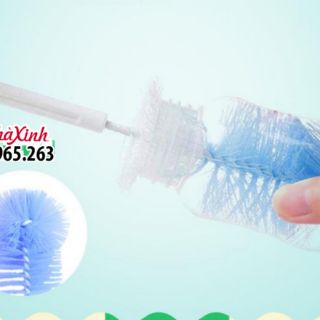 Bộ dụng cụ cọ rửa, vệ sinh bình sữa 5 món