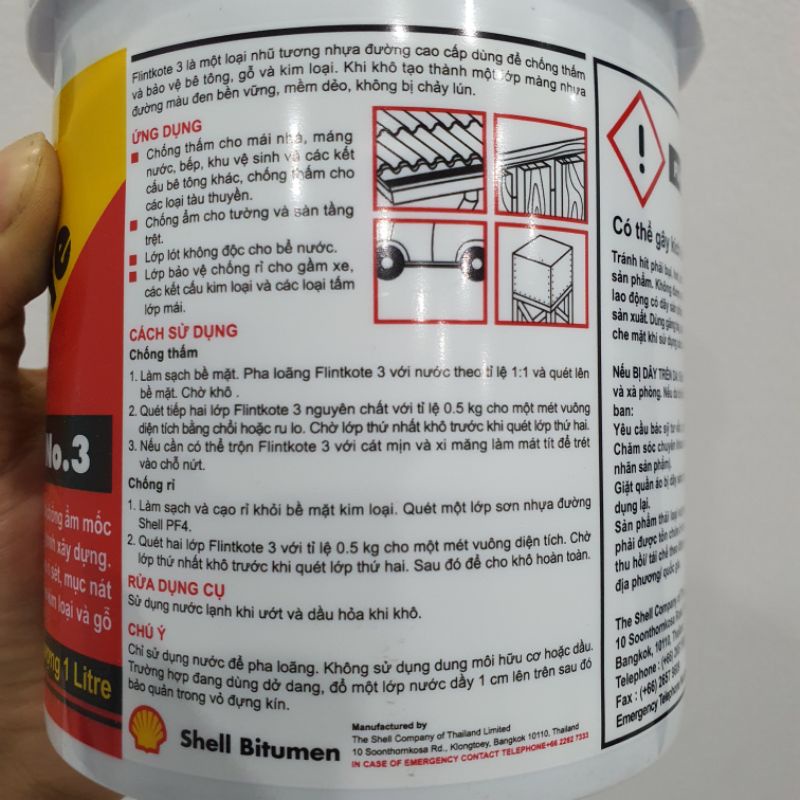 Sơn chống thấm hồ koi Flinkote No3