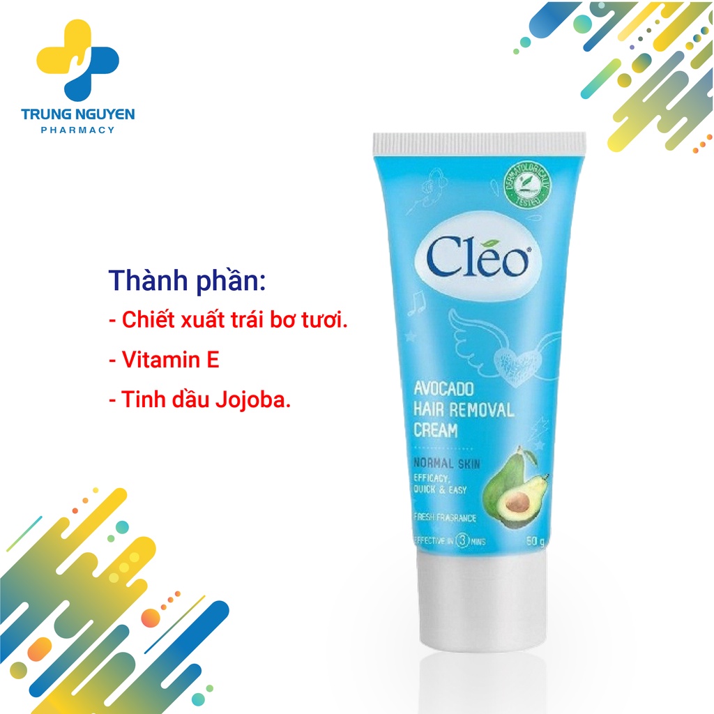 Kem tẩy lông Cléo cho da thường (50g)