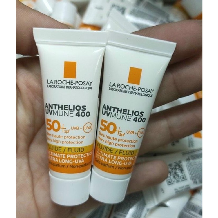 3 Tuýp Kem Chống Nắng La Roche-Posay Dạng Sữa Không Nhờn Rít Cho Da Nhạy Cảm SPF 50+PA++++ 3ml