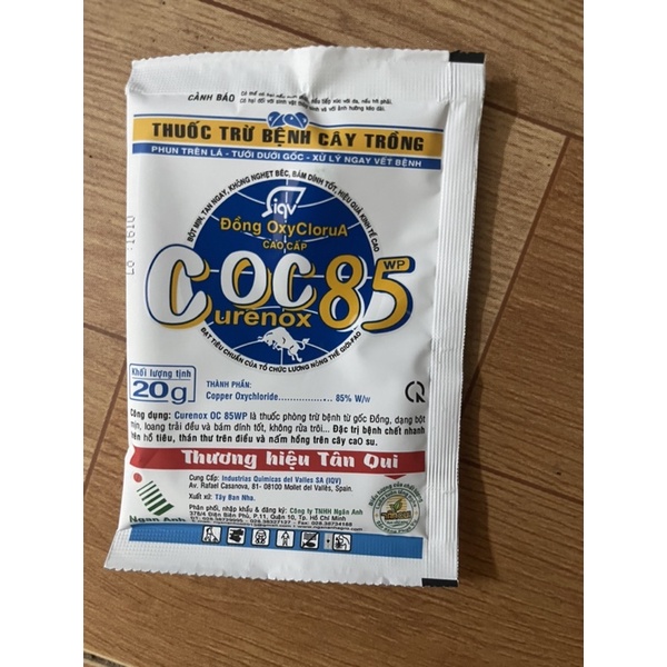 PHÒNG NGỪA NẤM BỆNH  COC85 CHO SEN ĐÁ