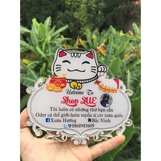 bảng hiệu mica in theo yêu cầu 💕