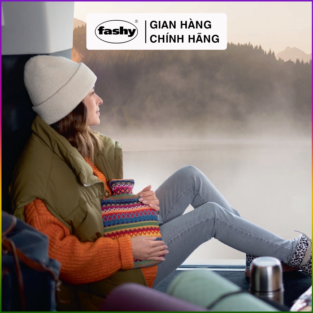 Túi chườm nóng lạnh Fashy Germany bọc Thổ Cẩm giảm đau nhức cơ thể tự nhiên nhập khẩu 100% từ Đức