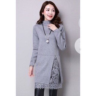 Đầm len siêu xinh trên live