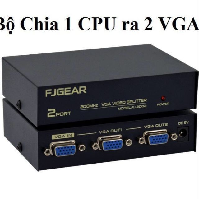 Bộ chia 1 CPU ra 2 VGA